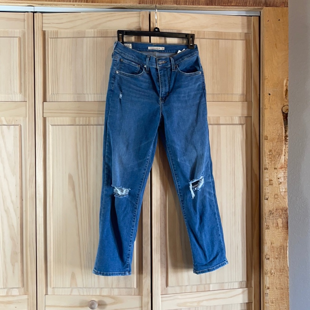 Levi’s 724 High Rise Straight Crop Jeans